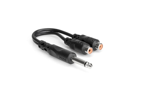 Hosa YPR-103 1/4"Ts 2 Rca(F)