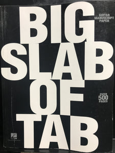 Hal Leonard Big Slab of Tab
