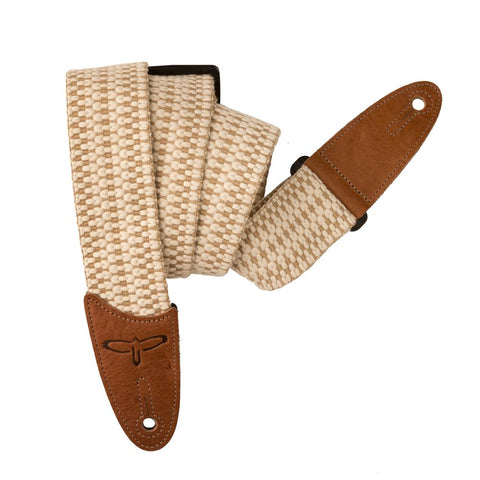 Paul Reed Smith PRS 2" Tan/Creme Woven Guitar Strap
