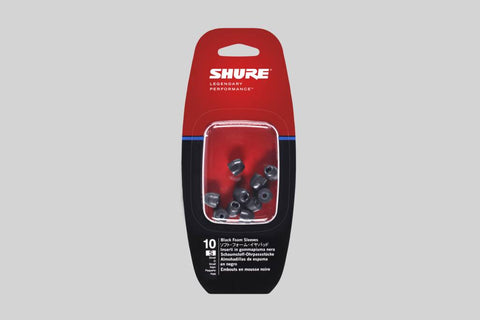 Shure EABKF1-10S Foam Sleeves for SE-Series In-Ear Monitors - Small (5-Pack)
