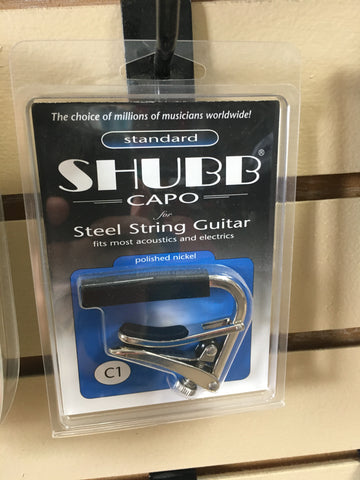 Shubb C1 C-Series Steel String Guitar Capo
