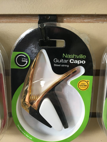 G7th Nashville Spring-Loaded Capo Gold