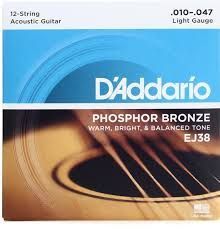 EJ38 D'addario 12 String 10-47