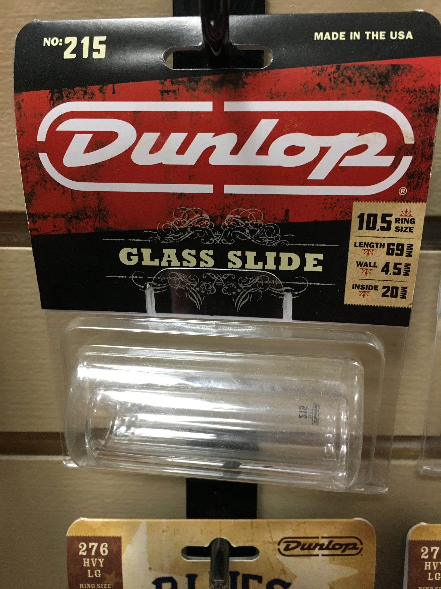 Dunlop 215 Medium Heavy Wall Glass Slide