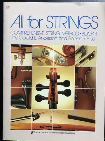 KJOS All for Strings Comprehensive String Method Book 1