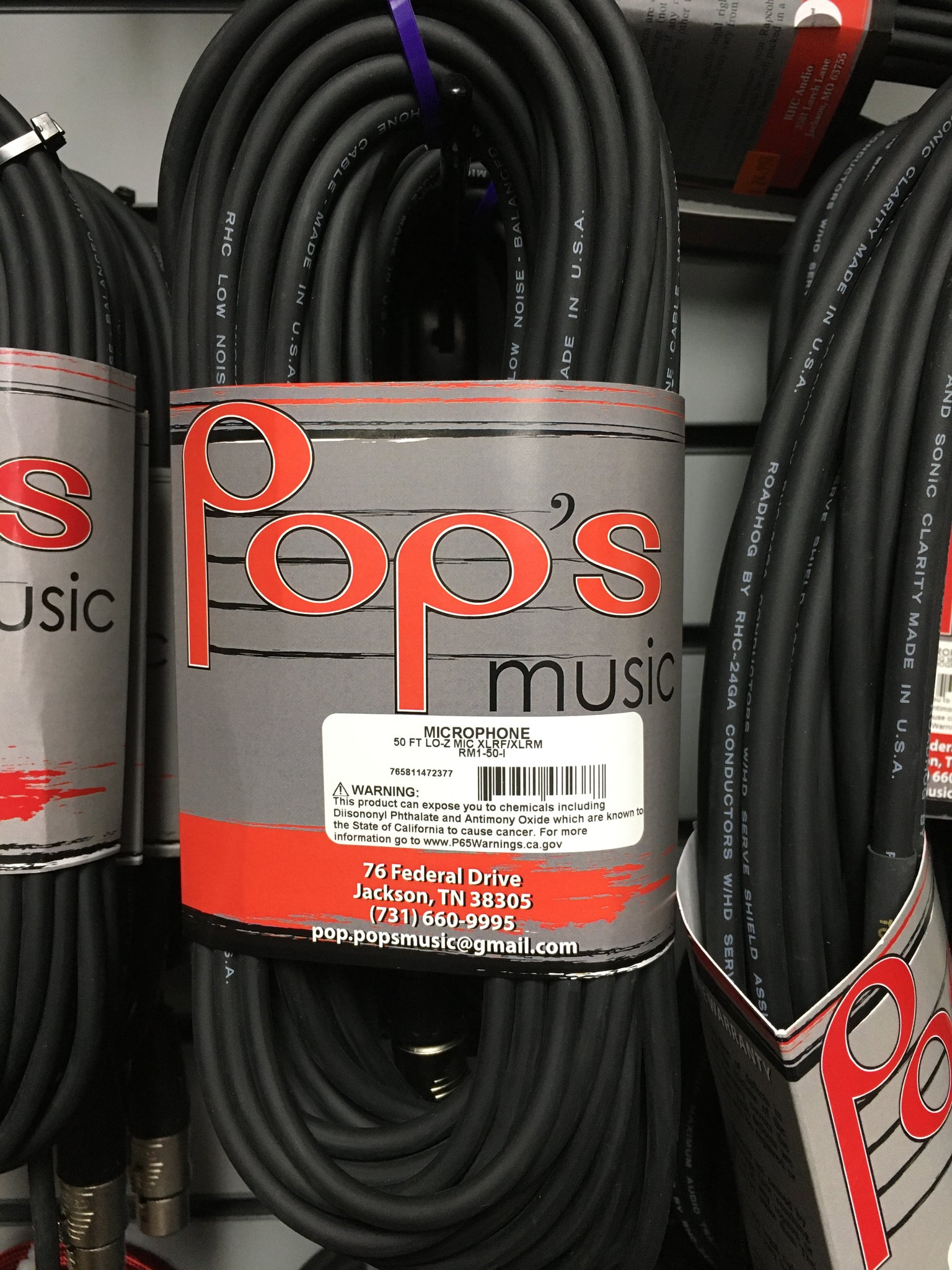 RapcoHorizon RM1-50 50' XLR Cable