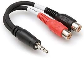 Hosa YRA-154 3.5 Mmtrs 2 Rca(F)