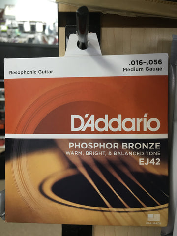 D'Addario EJ42 Resophonic Guitar Strings