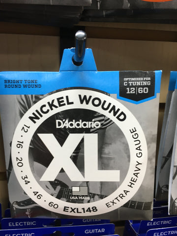 D'Addario EXL148 Nickel Wound Electric Guitar Strings, Extra-Heavy Gauge