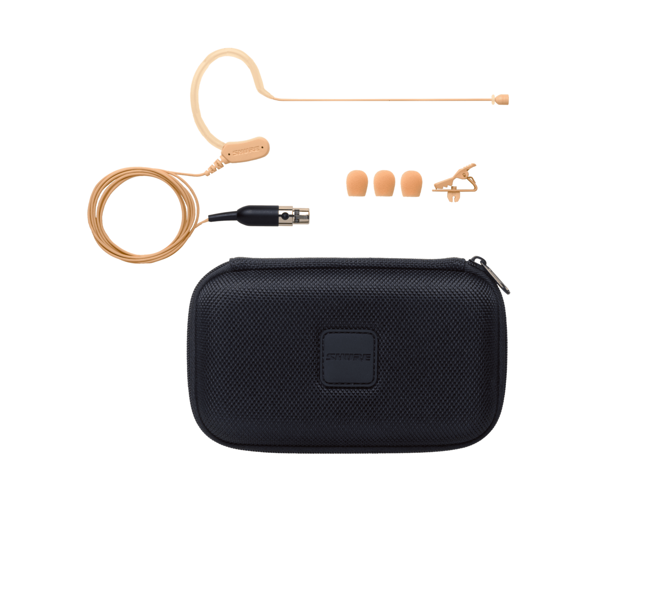 Shure MX153T/O-TQG Microflex Omnidirectional Earset Mic w/ TQG Connection