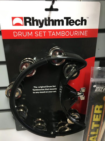 RhythmTech DST10 Drum Set Tambourine w/ Nickel Jingles