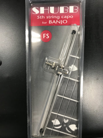 Shubb FS The Shubb Fifth String Capo for Banjo Nickel