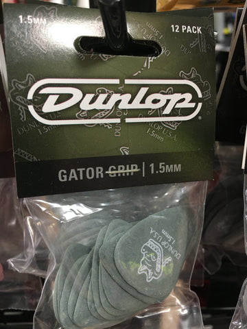 Dunlop 1.5mm Gator Grip 12 Pick Pack