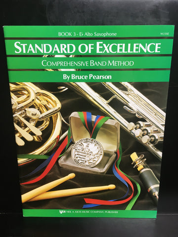 KJOS W23XE Standard of Excellence Alto Saxophone Book 3