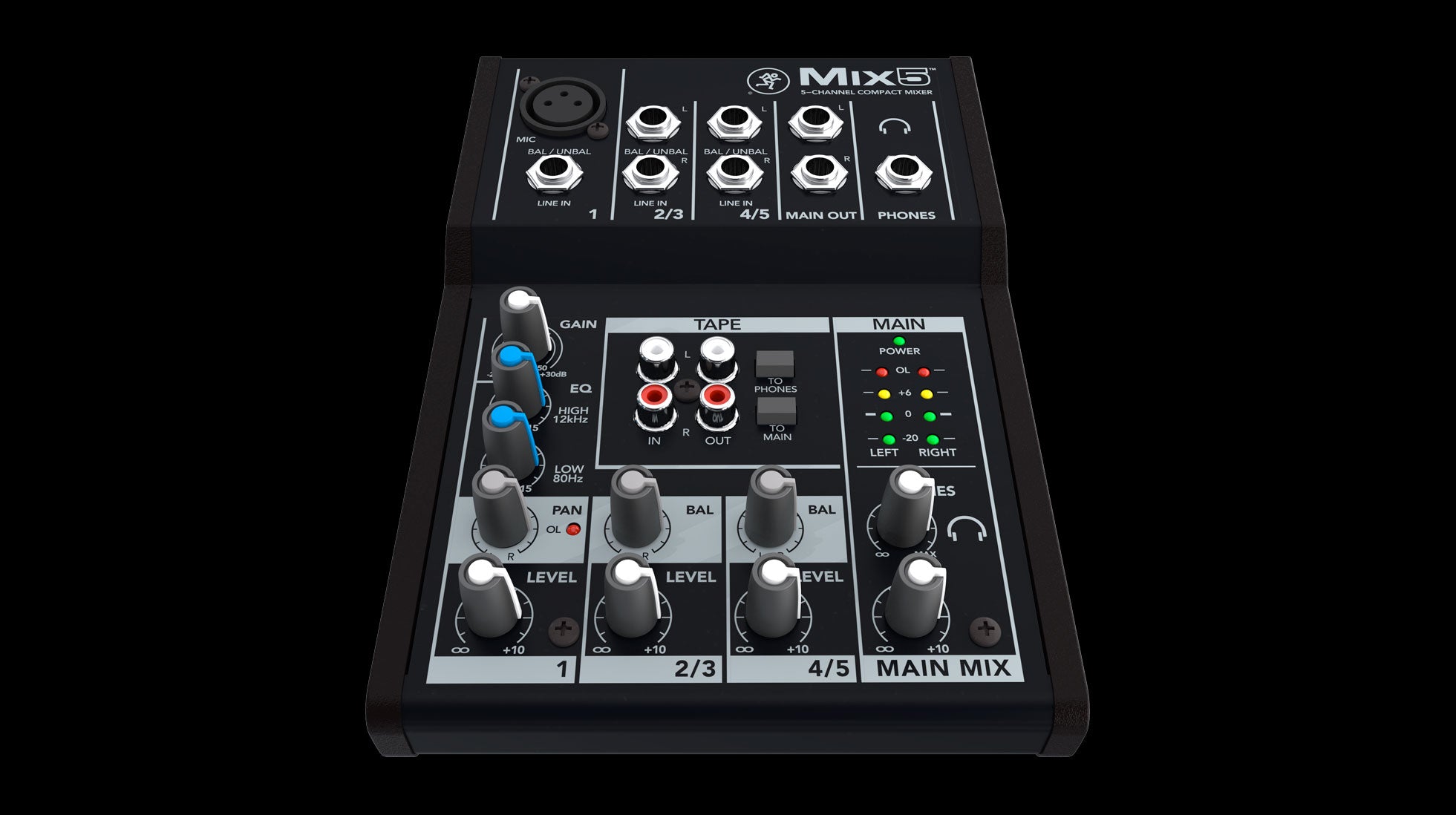 Mackie MIX5 5 Channel Compact Mixer