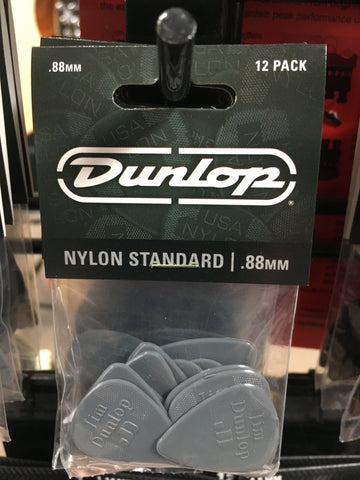 Dunlop .88mm Nylon 12 Pick Pack