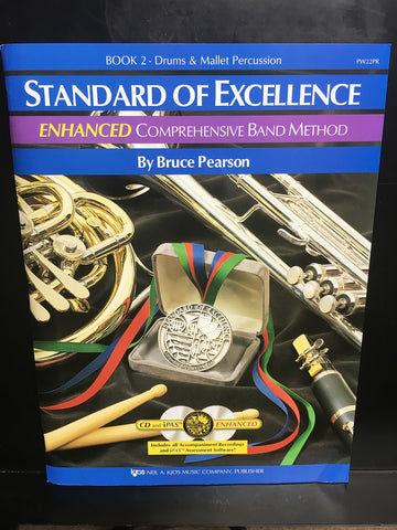 KJOS Standard of Excellence Drums & Mallet Percussion Book 2