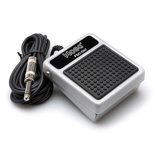 Hosa FSC-502 Momentary Open 1/4" TS Non-Latching Footswitch
