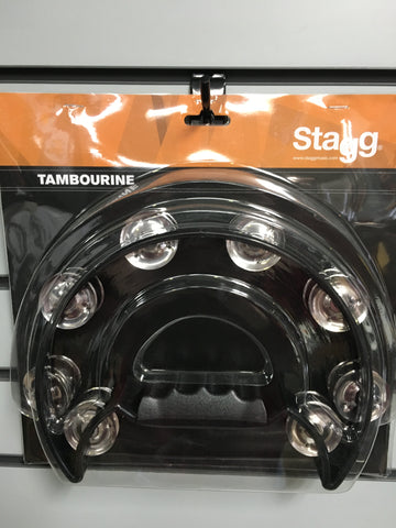 Stagg TAB-2 Double Jingle Double Row Tambourine Black