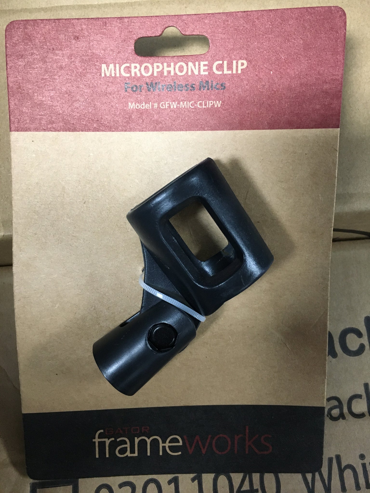Gator GFW-MIC-CLIPW Microphone Clip for Wireless Mics