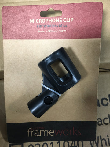 Gator GFW-MIC-CLIPW Microphone Clip for Wireless Mics