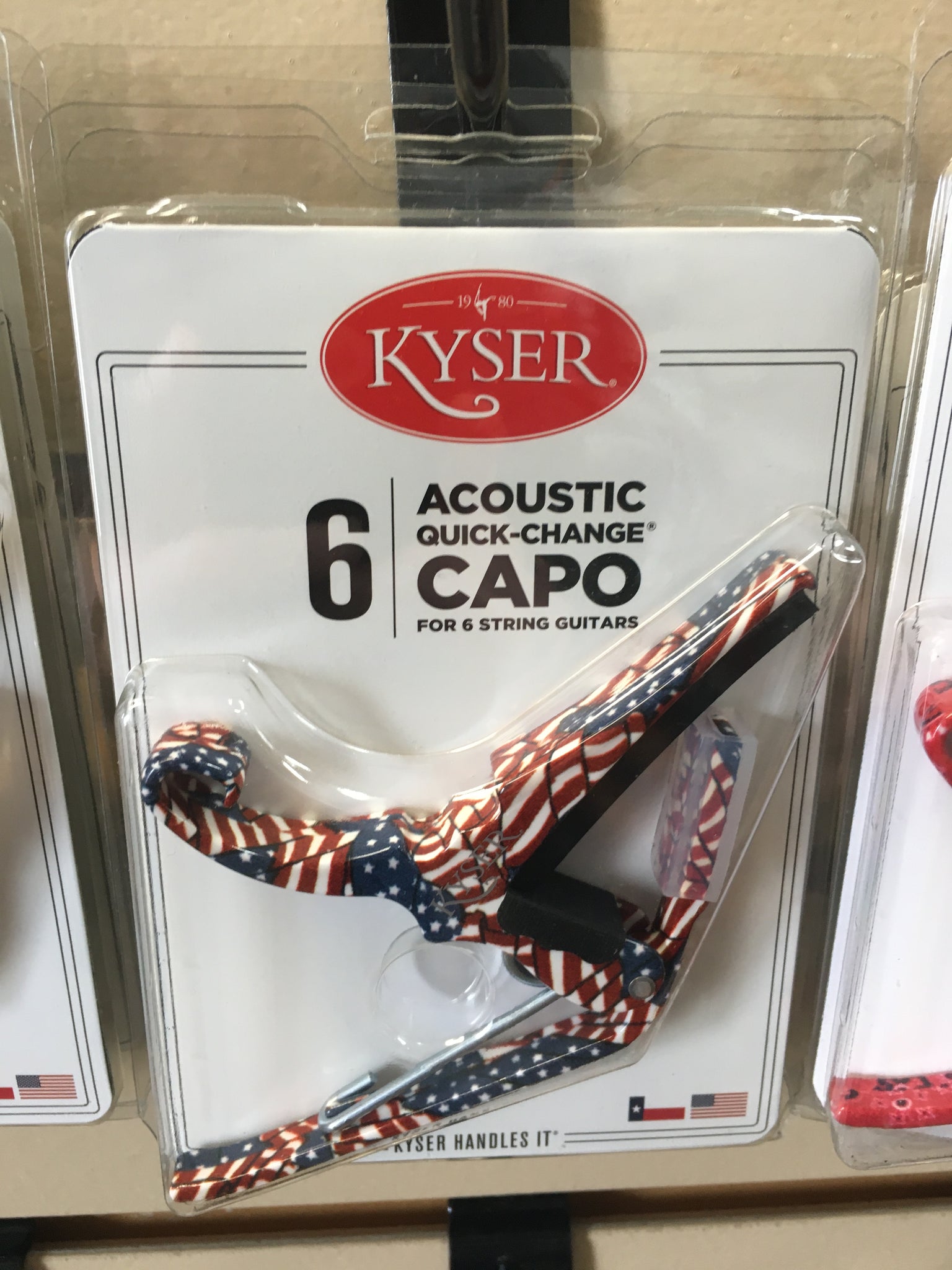 Kyser KG6F Quick-Change 6-String Guitar Capo Freedom