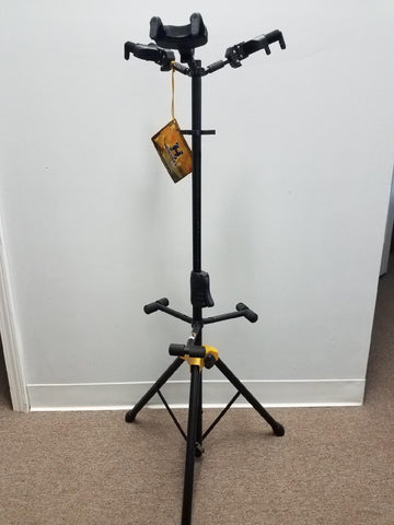 Hercules GS432B Auto Grip Triple Guitar Stand w/ Foldable Yoke