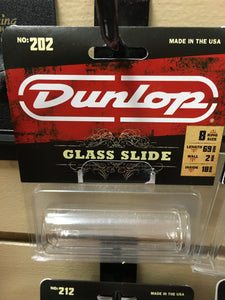 Dunlop 202 Medium Regular Glass Slide 2010s Clear