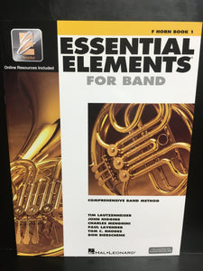 Hal Leonard Essential Elements for Band French Horn Book 1