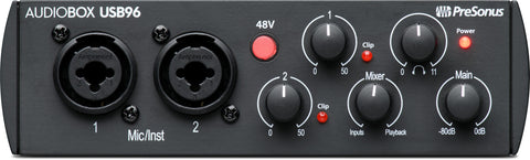 PreSonus AudioBox USB® 96: 2x2 USB 2.0 Audio Interface