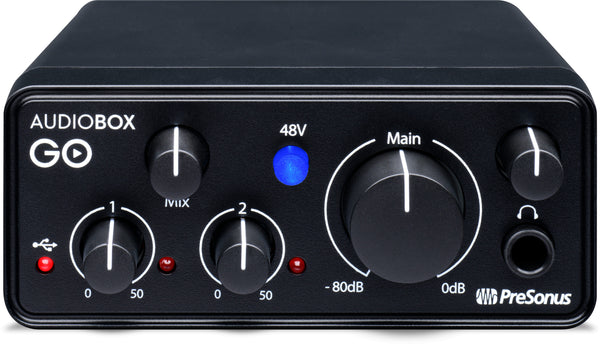 Presonus AudioBox GO: Compact 2x2 USB audio interface