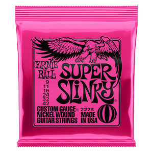 Ernie Ball 2223 Super Slinky Electric Guitar Strings, .009 - .042
