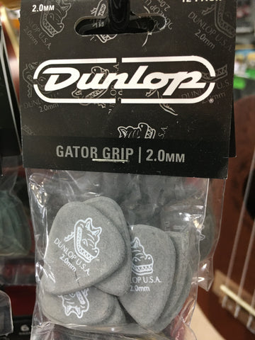 Dunlop 2.0mm Gator Grip 12 Pick Pack