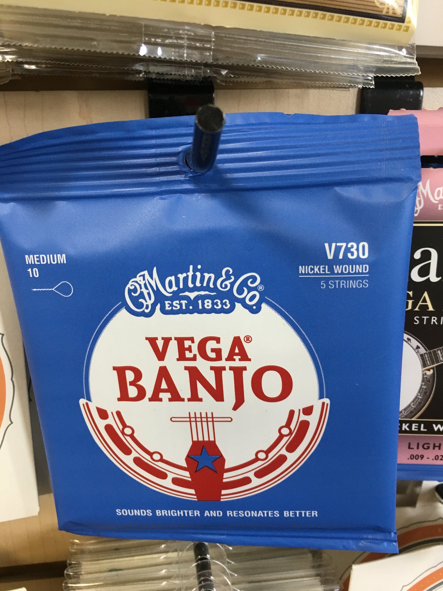 Martin V730 Vega Banjo Strings - Medium