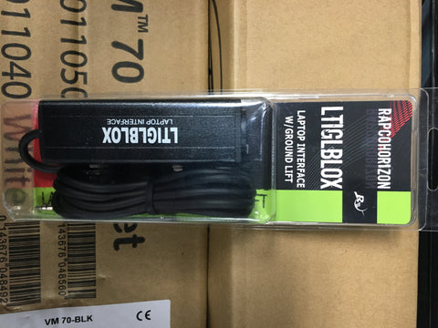 RapcoHorizon LTIGLBLOX Laptop Interface w/ Ground Lift