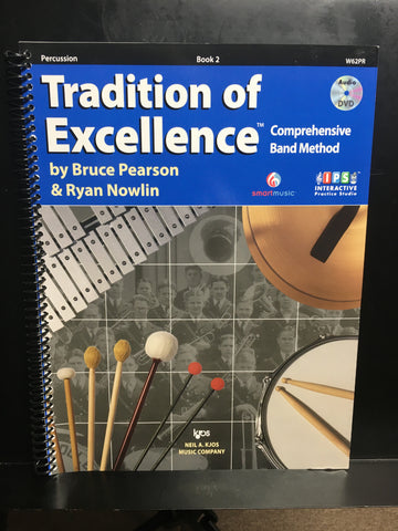 KJOS W62PR Tradition of Excellence Percussion Book 2