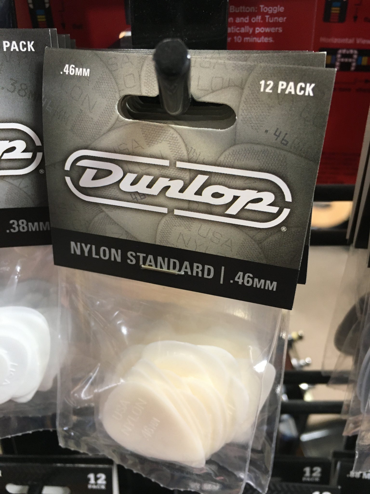 Dunlop .46mm Nylon 12 Pick Pack