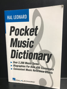 Hal Leonard Pocket Music Dictionary