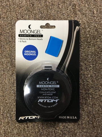 RTOM Moongel Percussion Damper Pads, 6-Pack