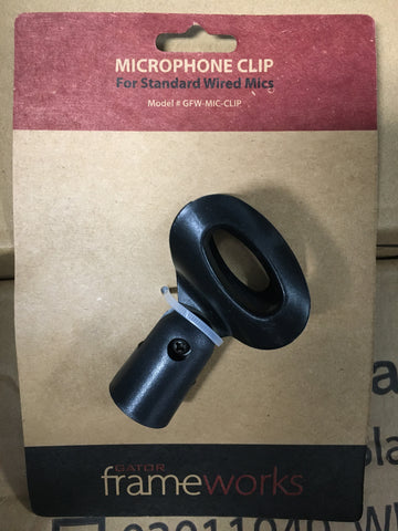 Gator GFW-MIC-CLIP Frameworks Microphone Clip