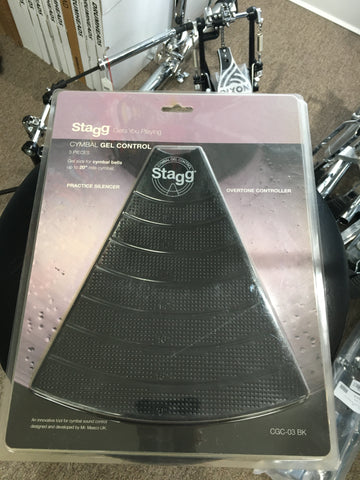 Stagg CGC-03 BK Cymbal Gel Control 3 Pack Black