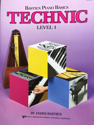Bastien Piano Basics Technic Level 1