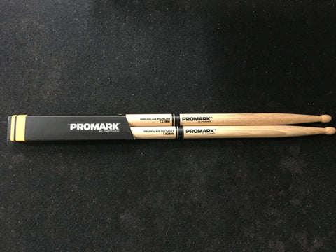 Pro-Mark TX2BW Hickory 2B Wood Tip Drum Sticks (Pair)