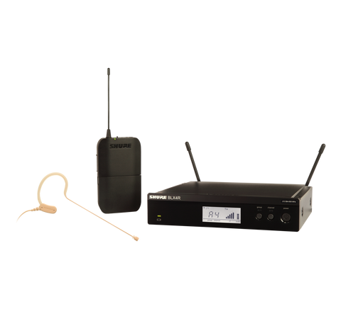 Shure BLX14R/MX53-H9 Wireless Rack-mount Presenter System with MX153 Earset Microphone