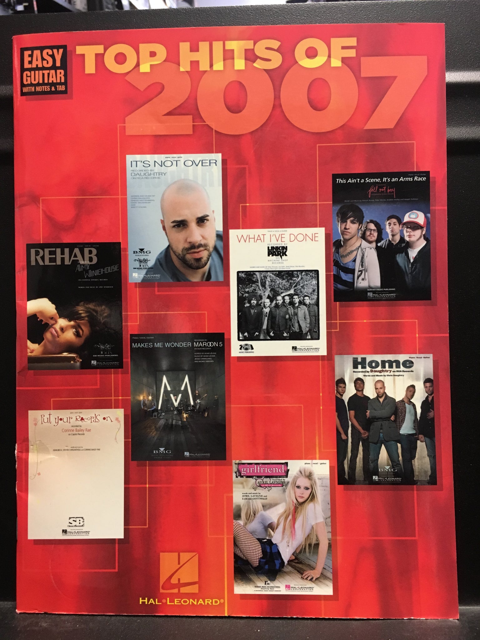 Top Hits of 2007 Easy Guitar