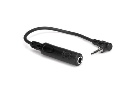 Hosa MHE-100.5 1/4"(F)TRS-3.5MM(M)