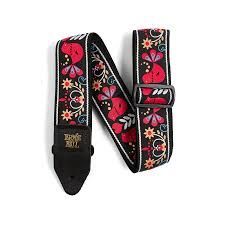 4667 Ernie Ball Redbird Rising Jacquard Strap