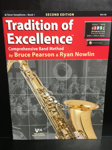 KJOS W61XB Tradition of Excellence Bb Tenor Saxophone Book 1