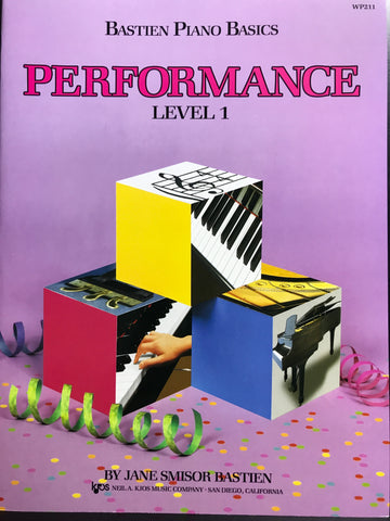 Bastien Piano Basics Performance Level 1