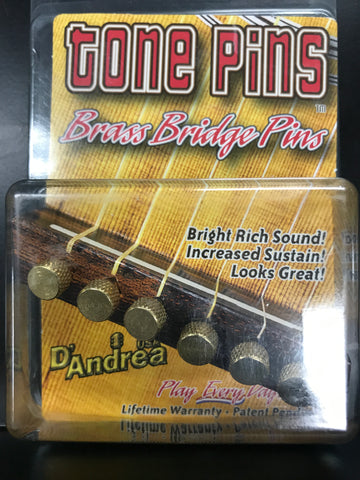 D'Andrea TP1B Tone Pins Brass
